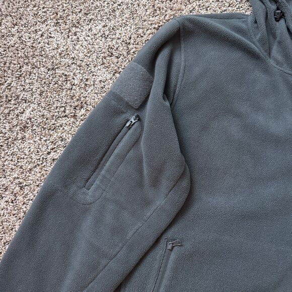 Baerskin Tactical Hoodie Mens 3XL Gray Fleece Hoodie Jacket Full Zip - Picture 3 of 13